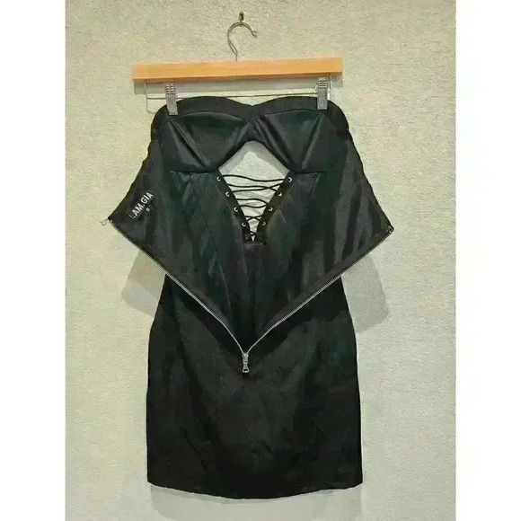 I. AM. GIA SUBRA CORSET DRESS BLACK SIZE SMALL - Picture 6 of 7